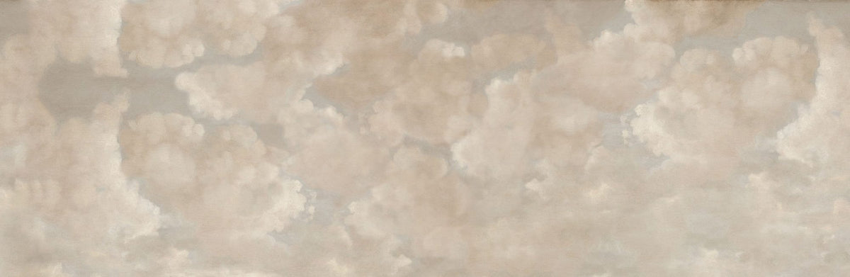 Painted Dreamy Clouds, Alpine Oat Mural Wallpaper - pure wallpaper artwork