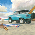 Beach Ride Parking Mural Wallpaper - pure wallpaper artwork
