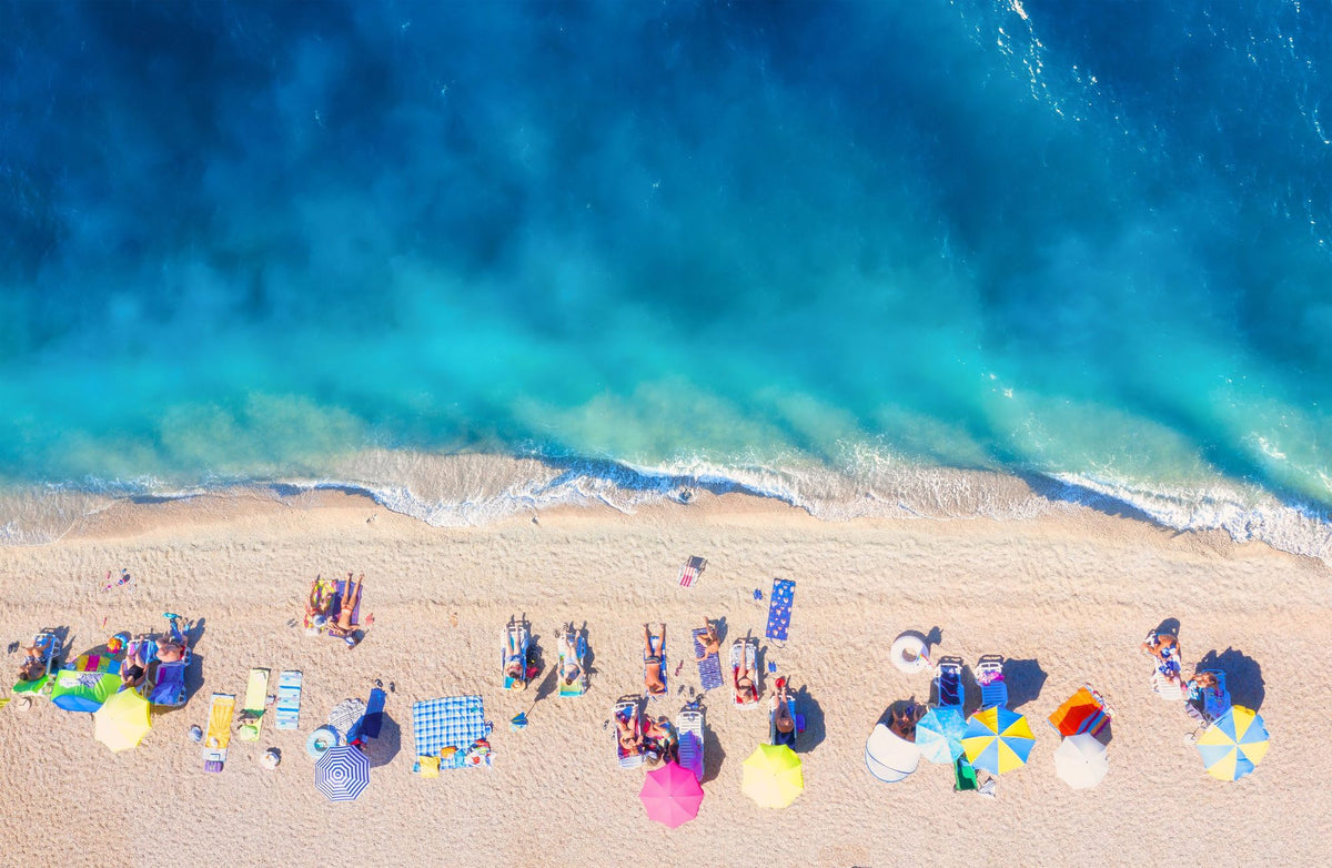 Life Is a Beach Mural Wallpaper - pure wallpaper artwork