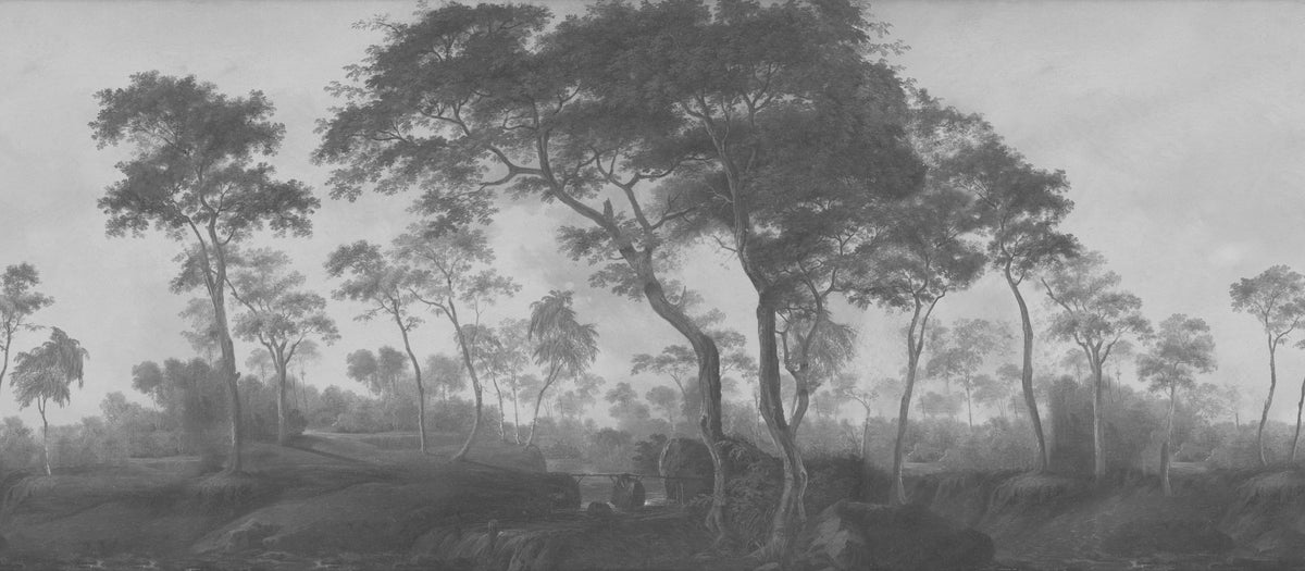 Woodland Brook, Stone Mural Wallpaper - pure wallpaper artwork