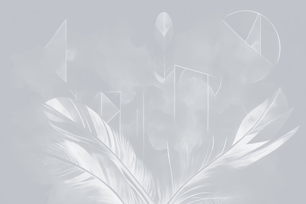 Solid Feather Geometry Gray Mural Wallpaper - pure wallpaper artwork
