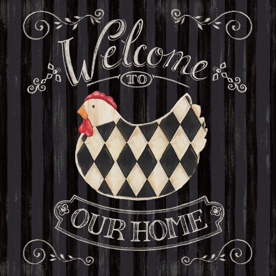 Casual Country Square II Mural Wallpaper