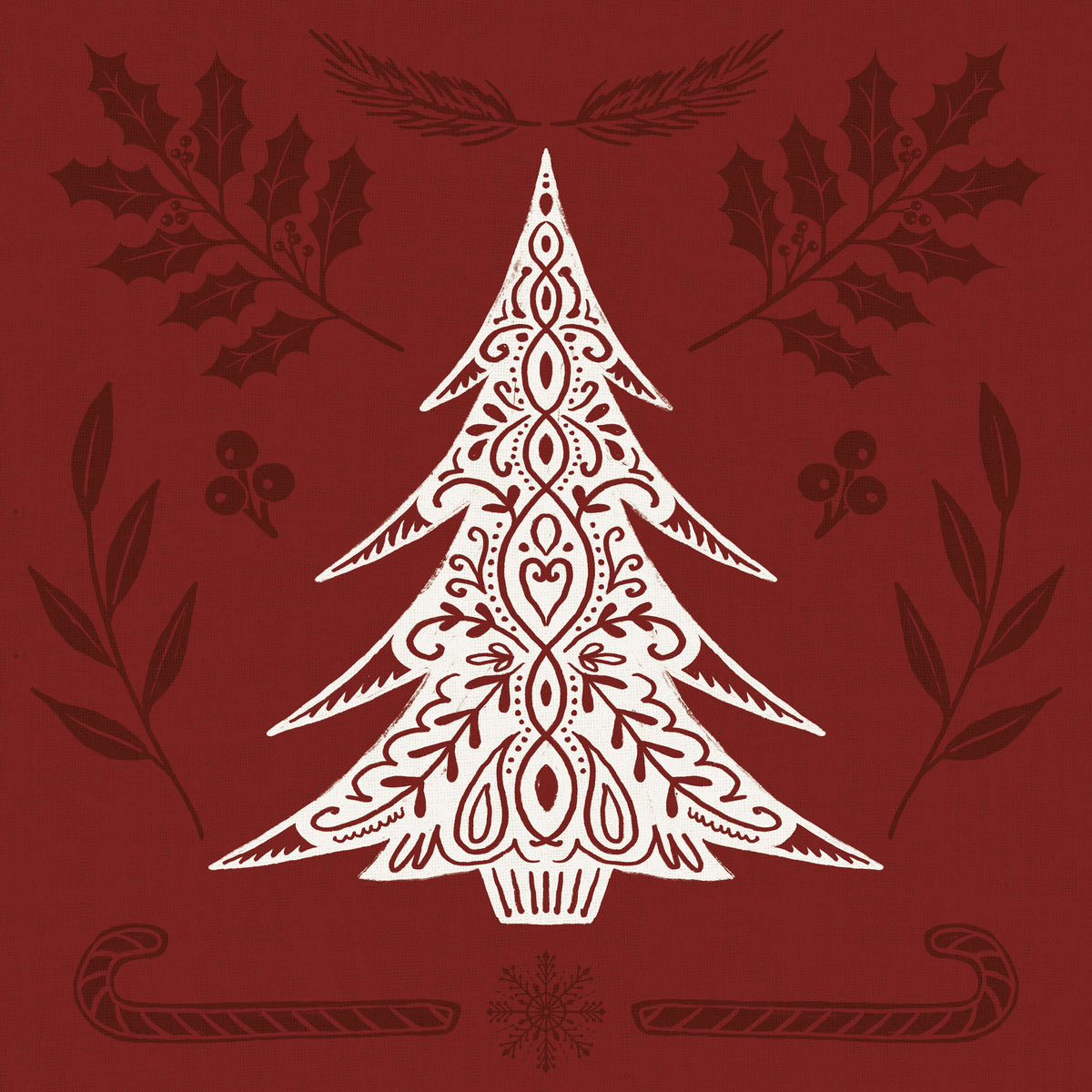 Holiday Form IX Mural Wallpaper - pure wallpaper artwork