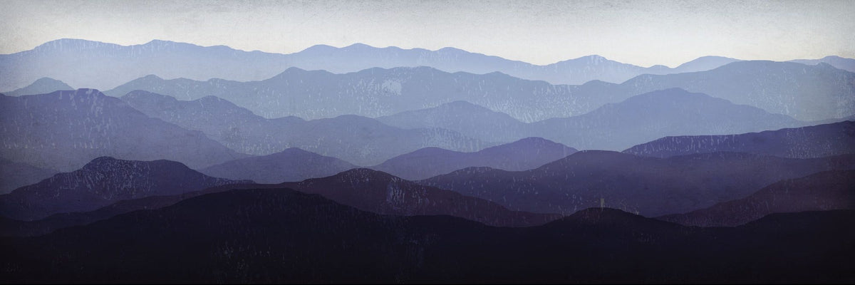 Purple Mountains Mural Wallpaper - pure wallpaper artwork