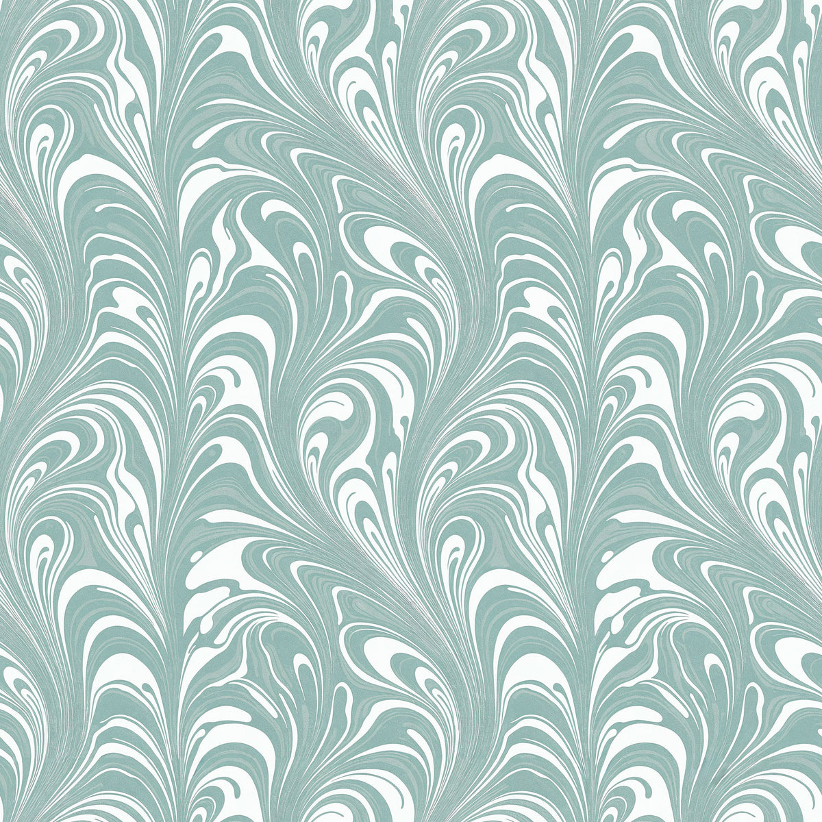 Marbelized Flow, Duck Egg Mural Wallpaper - pure wallpaper artwork
