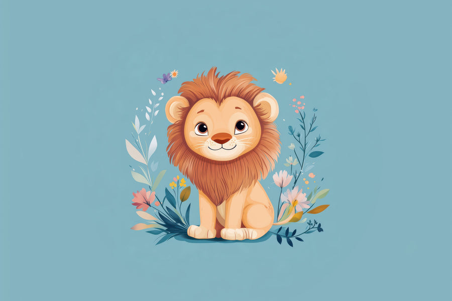 Lion Roar Mural Wallpaper
