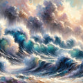 Ocean's Embrace Mural Wallpaper - pure wallpaper artwork