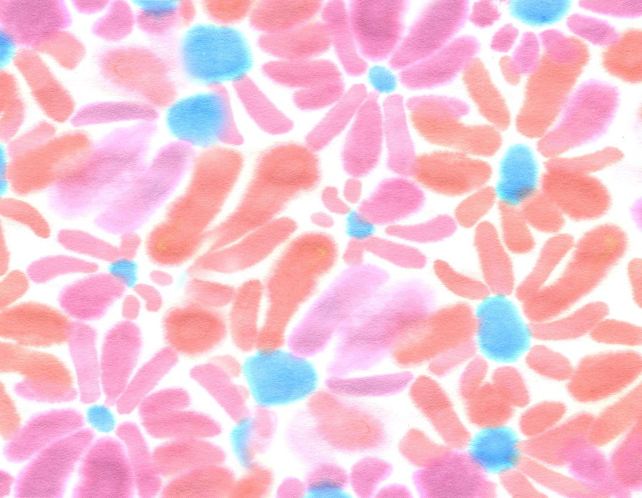 August Blossoms, Pink Mural Wallpaper