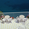 Mediterranean Ocean Terrace Mural Wallpaper - pure wallpaper artwork