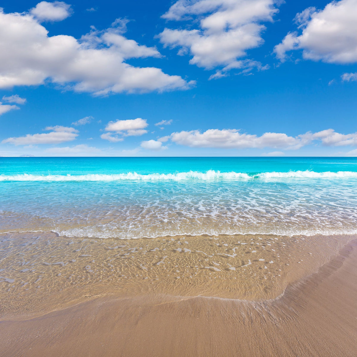Mediterranean Beach Mural Wallpaper - pure wallpaper artwork