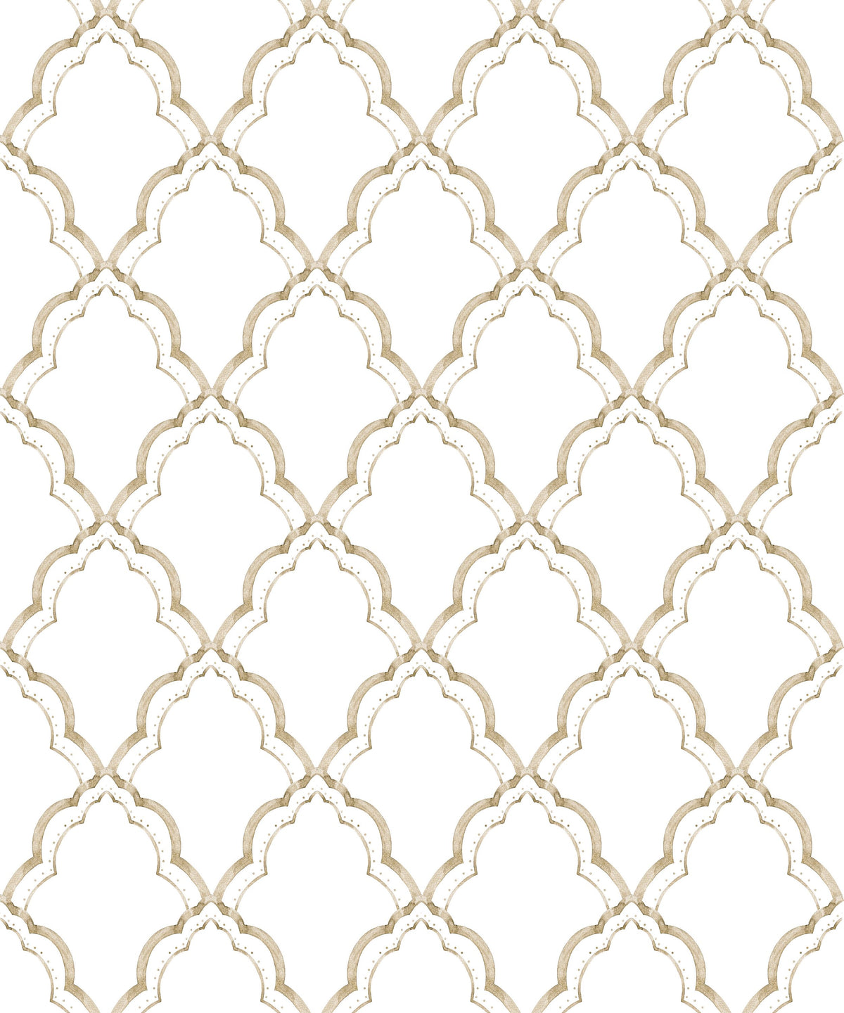 Medallion Trellis, Beige Mural Wallpaper - pure wallpaper artwork