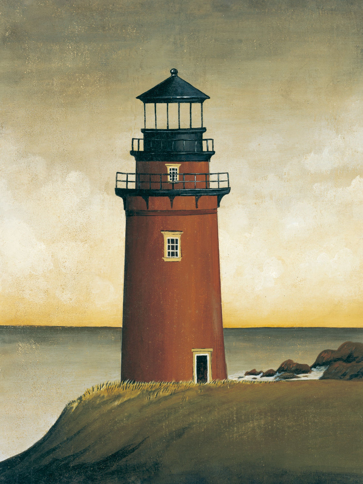 Harbor View Mural Wallpaper - Warm Tone - pure wallpaper artwork