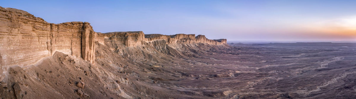 Layered Canyon Mural Wallpaper - pure wallpaper artwork