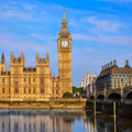 Big Ben Tower and Thames River Mural Wallpaper - pure wallpaper artwork