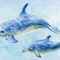 Graceful Dolphins II Mural Wallpaper - pure wallpaper artwork