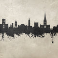 Norwich England Skyline Concrete Mural Wallpaper - pure wallpaper artwork