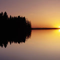 Twilight Reflection Mural Wallpaper - pure wallpaper artwork