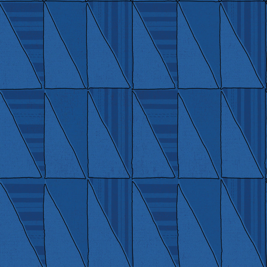 Seafood Shanty Blue III Mural Wallpaper