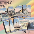 Greetings From Beach Haven Mural Wallpaper - pure wallpaper artwork