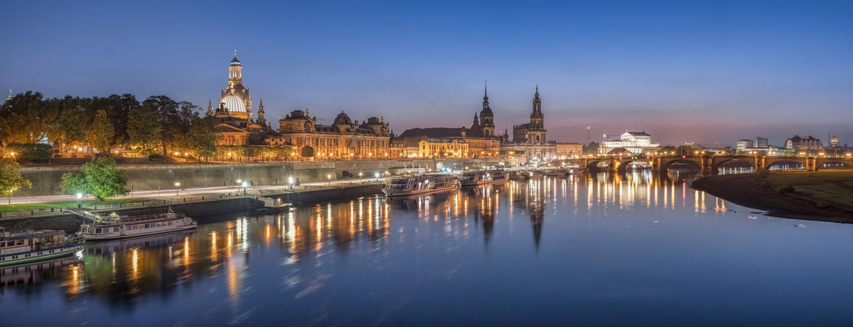 Riverside Twilight Mural Wallpaper - pure wallpaper artwork
