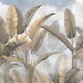 Banana Palms, Beige Mural Wallpaper - pure wallpaper artwork