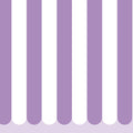 Scalloped Circus Stripes, Purple Mural Wallpaper - pure wallpaper artwork