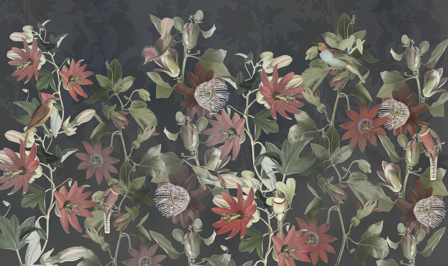Seven Birds Mural Wallpaper - Edition 3