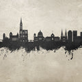 Strasbourg France Skyline Concrete Mural Wallpaper - pure wallpaper artwork