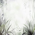 Transparent Garden Winter Mural Wallpaper - pure wallpaper artwork