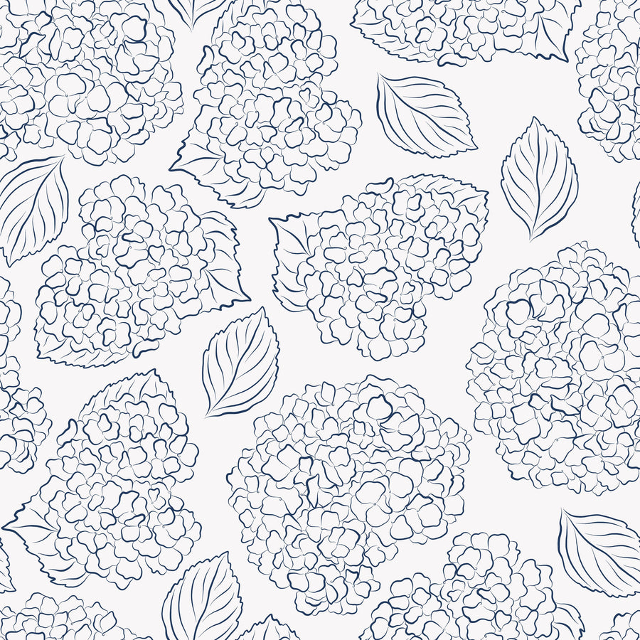 Hydrangeas Mural Wallpaper