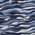 Blue Tiger Pattern Mural Wallpaper - pure wallpaper artwork