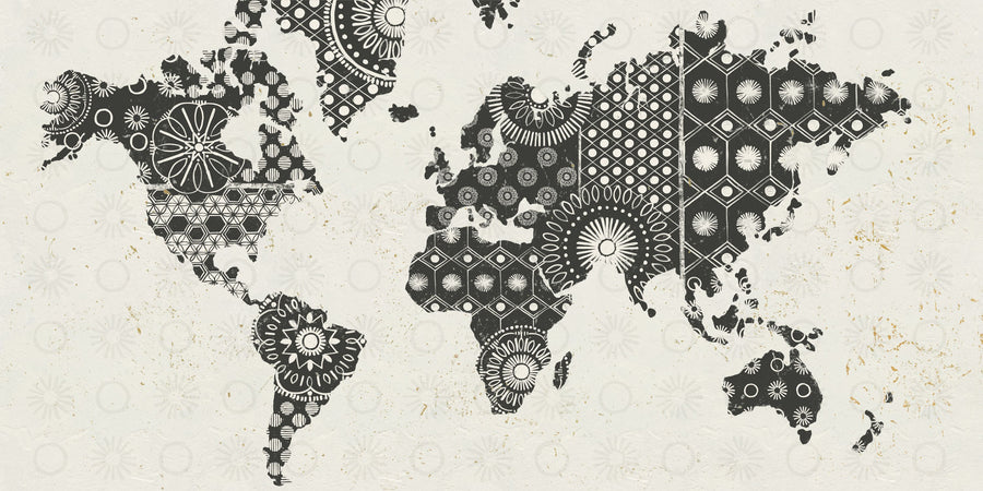 Kami Map Mural Wallpaper