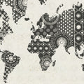 Kami Map Mural Wallpaper - pure wallpaper artwork