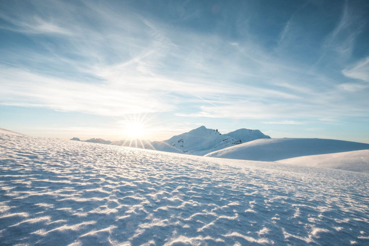 Arlberg Winter Mural Wallpaper - pure wallpaper artwork
