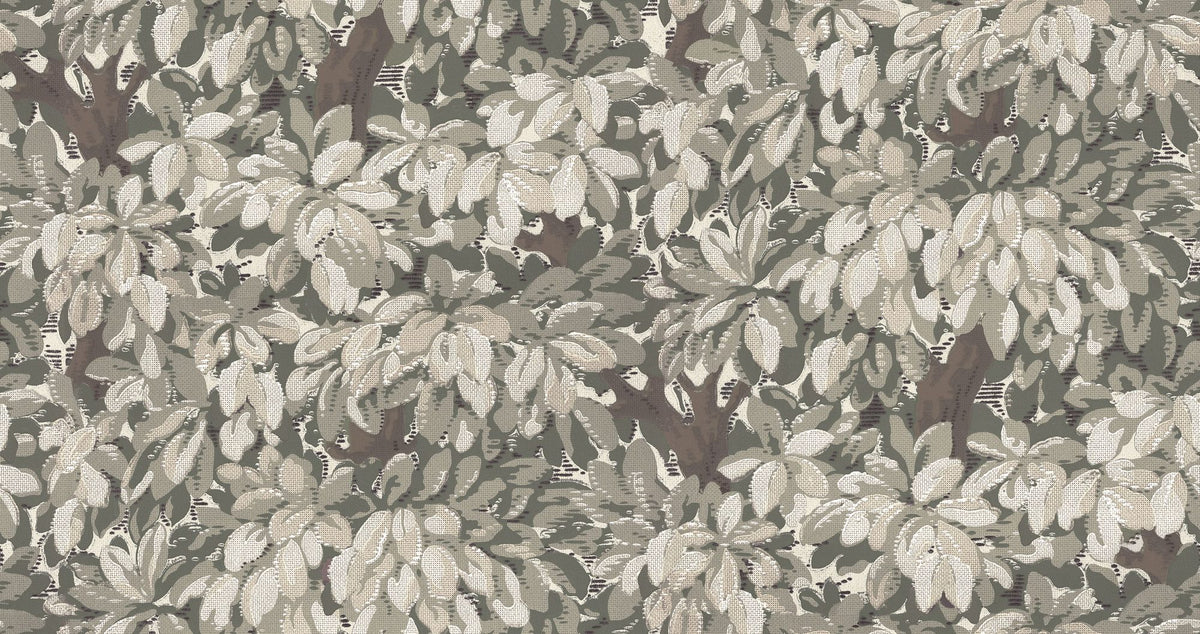 Tree Bower, Khaki Mural Wallpaper - pure wallpaper artwork