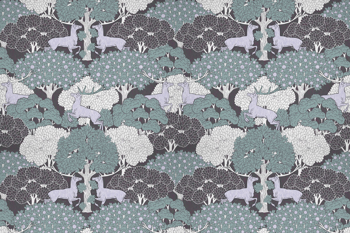 Dancing Deers Mural Wallpaper - pure wallpaper artwork