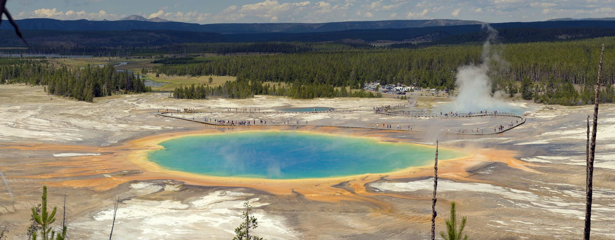 Midway Geyser Basin Mural Wallpaper - pure wallpaper artwork