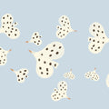 Birds Flying High, Light Blue Mural Wallpaper - pure wallpaper artwork