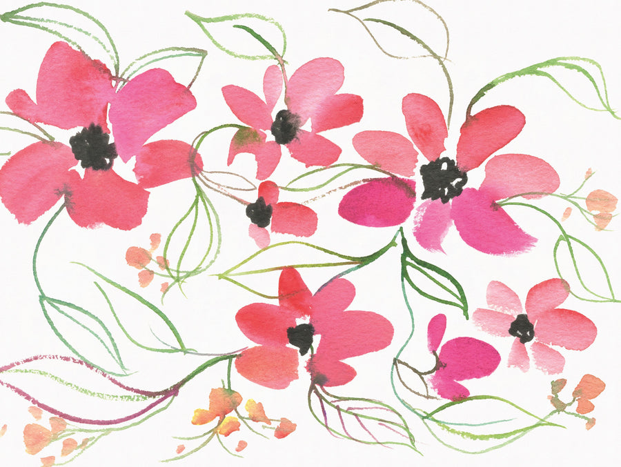 Mini Blooms Mural Wallpaper
