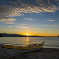 Kayak Sunrise Mural Wallpaper - pure wallpaper artwork