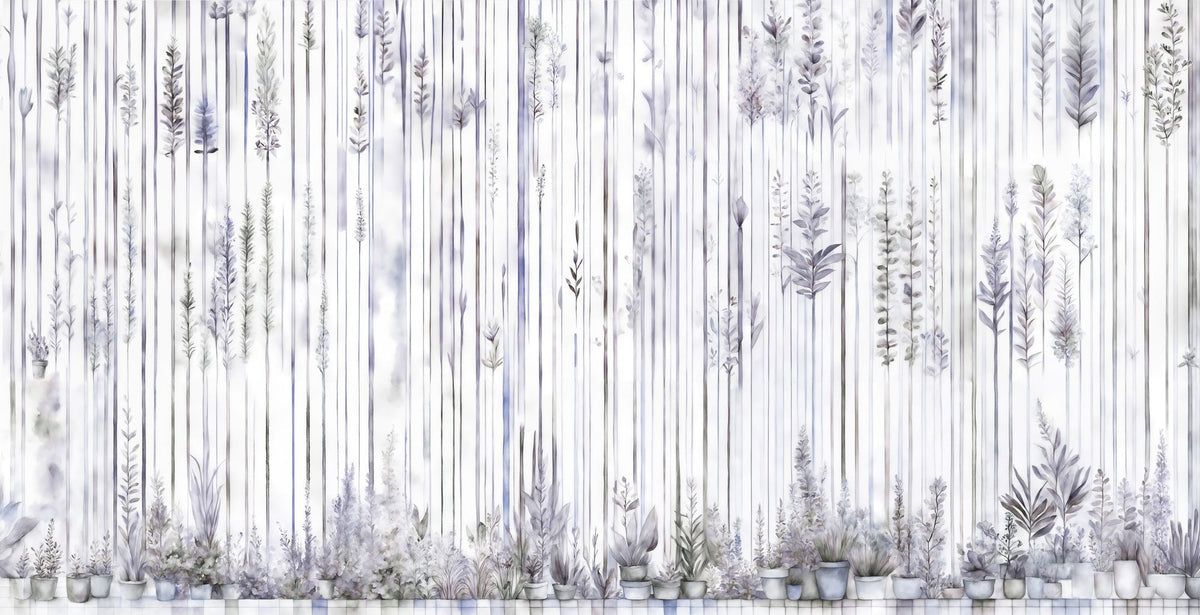 Charming Garden Fall Mural Wallpaper - pure wallpaper artwork