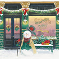 Main Street Christmas II Mural Wallpaper - pure wallpaper artwork