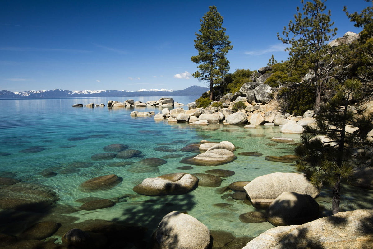 Mountain Lake Tranquility Mural Wallpaper - pure wallpaper artwork