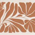 Blooming Joy II Terracotta Mural Wallpaper - pure wallpaper artwork
