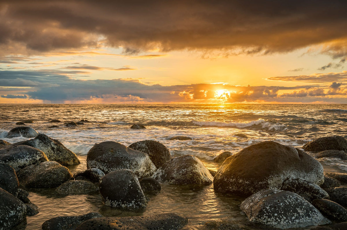 Kauai Sunset Mural Wallpaper - pure wallpaper artwork