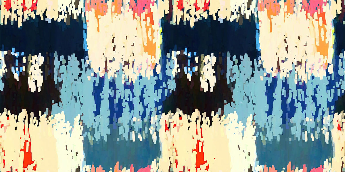 Digital Cascade Mural Wallpaper - pure wallpaper artwork