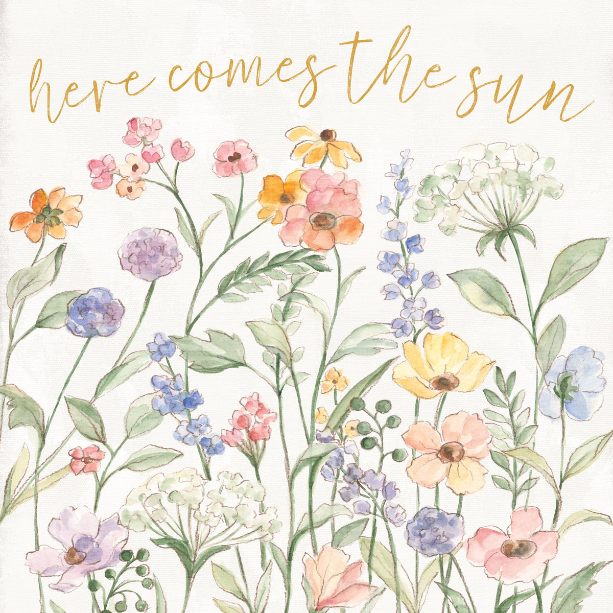 Wild Blooms II Mural Wallpaper - pure wallpaper artwork