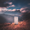 Mountain Door Mural Wallpaper - pure wallpaper artwork