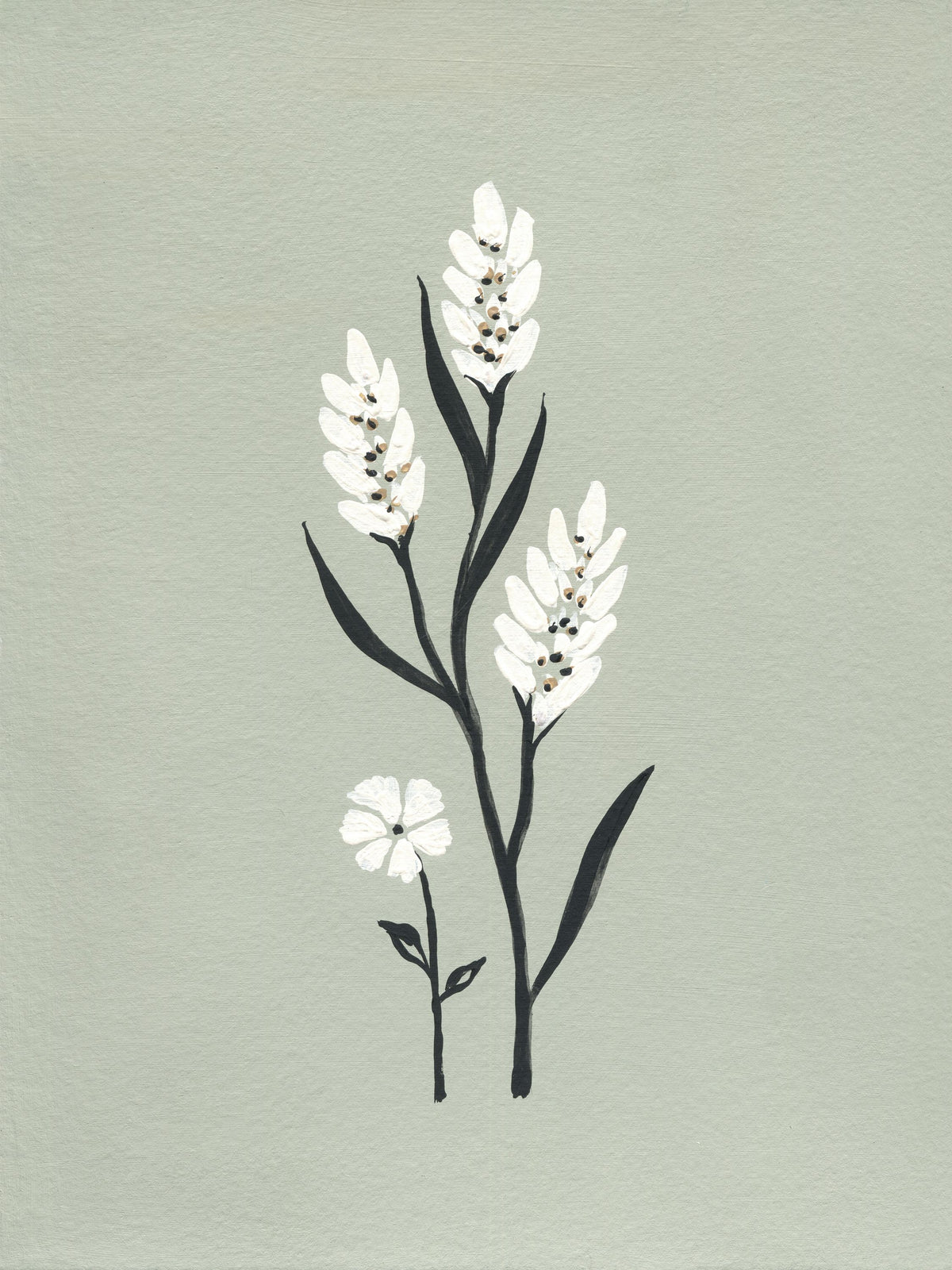 Petite Floral III Mural Wallpaper - pure wallpaper artwork
