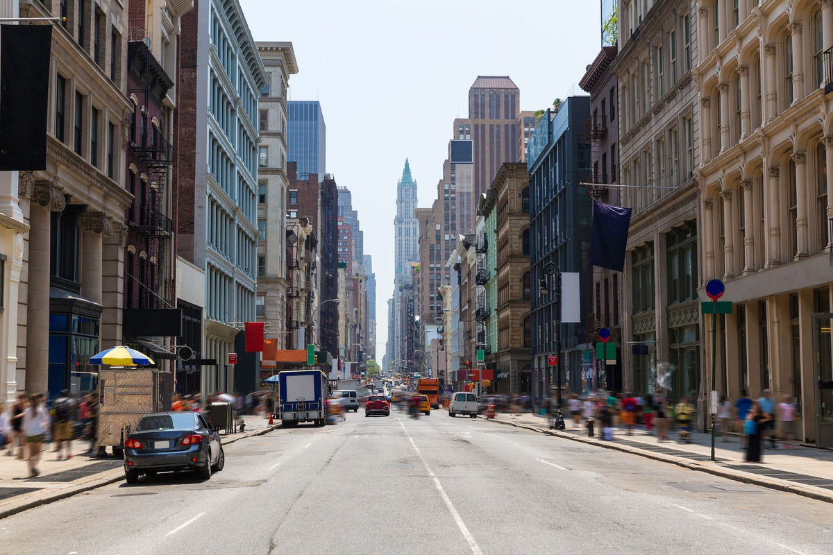 Soho Street View in Manhattan Mural Wallpaper - pure wallpaper artwork